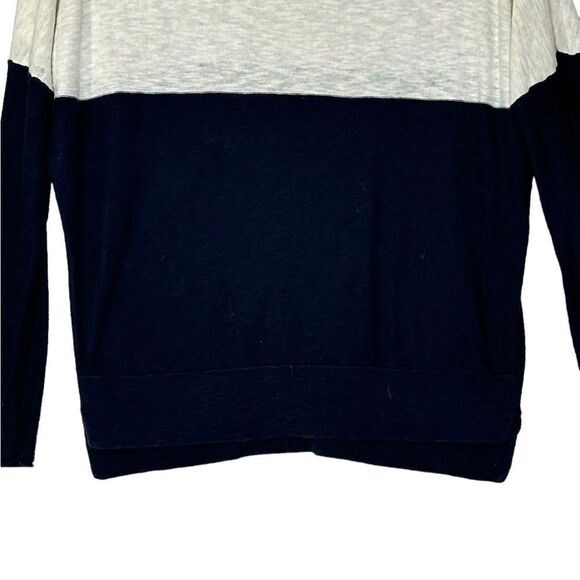 Vince Sweater Cream and Navy Color Block Sweater| Size S - Picture 3 of 7